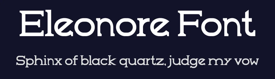 Eleonore Font by Maiko Hatta — Serif Font — thumbnail 2