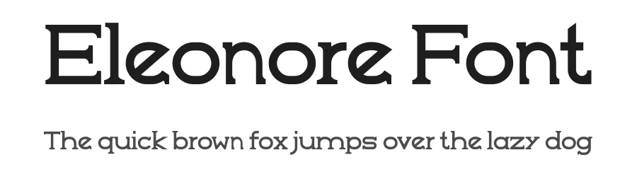 Eleonore Font by Maiko Hatta — Serif Font