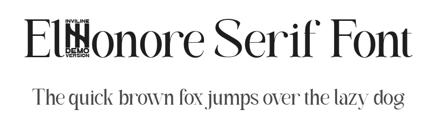 ElΓ©onore Serif Font by Inviline.co β Serif Font