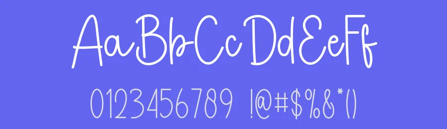 Elephant – Simple Handwritten Font by freshtypeink — Script Handwritten Font — thumbnail 3