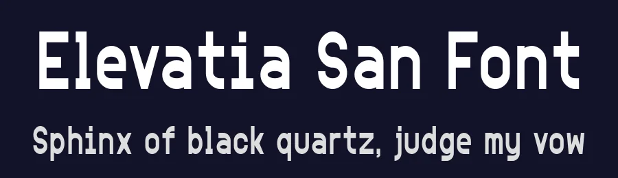 Elevatia San Font by GGBotNet — Sans Serif Font — thumbnail 2