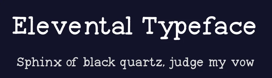 Elevental Typeface by Basnistudio — Slab Serif Font — thumbnail 2