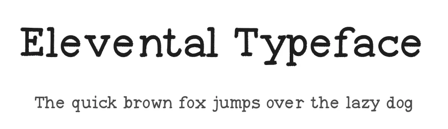 Elevental Typeface by Basnistudio — Slab Serif Font