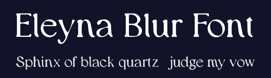 Eleyna Blur Font by craftsupplyco — Display Font — thumbnail 2