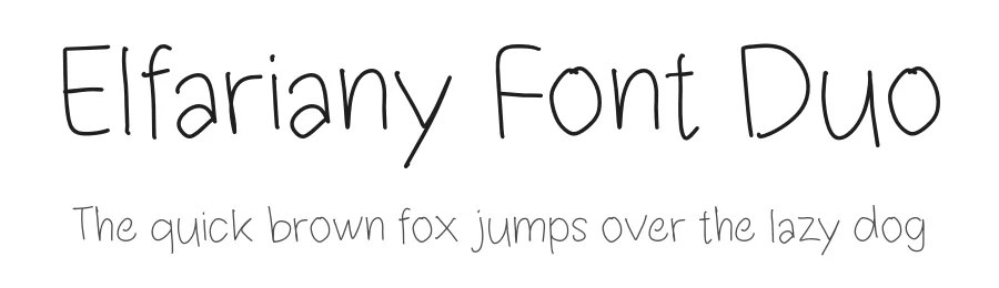 Elfariany Font Duo by Lettertype Studio ā Script Handwritten Font