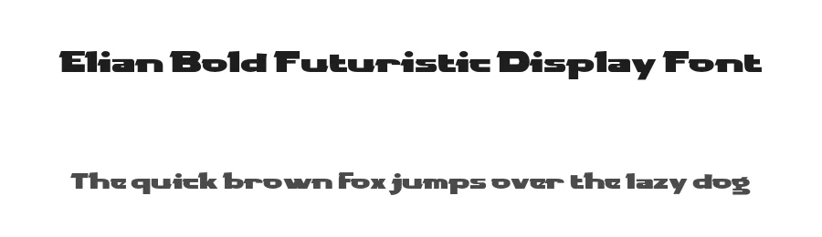 Elian Bold Futuristic Display Font by Mei Suseno — Display Font