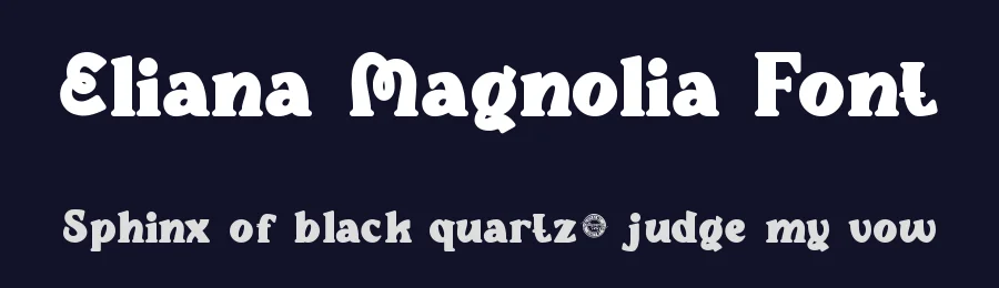 Eliana Magnolia Font by CalligraphyFonts.net — Display Font — thumbnail 2