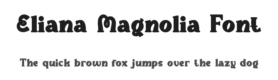 Eliana Magnolia Font by CalligraphyFonts.net — Display Font