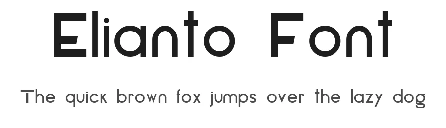 Elianto Font by Emanuele Papale — Sans Serif Font