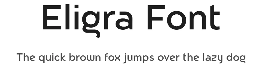 Eligra Font by Eliezer Grawe — Sans Serif Font