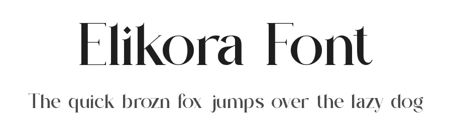 Elikora Font by ErmediaStudio — Serif Font