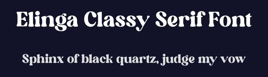 Elinga Classy Serif Font by Storytype — Serif Font — thumbnail 2