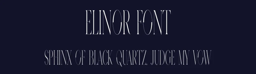 Elinor Font by vpcreativeshop — Display Font — thumbnail 2