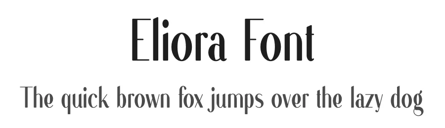 Eliora Font by vpcreativeshop — Display Font