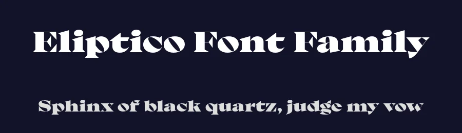 Eliptico Font Family by Typeji — Display Font — thumbnail 2