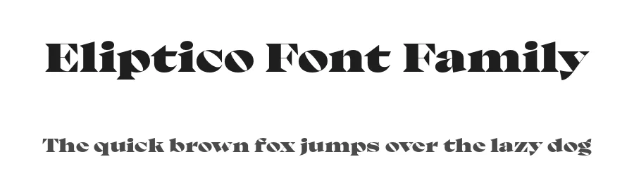 Eliptico Font Family by Typeji — Display Font