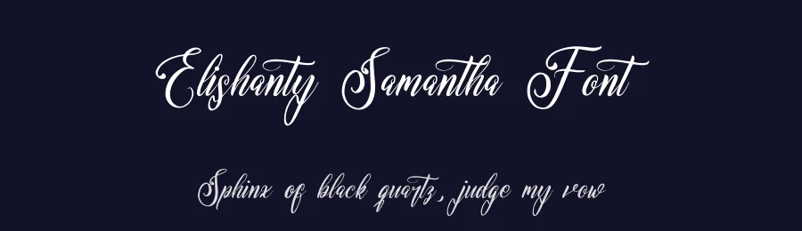 Elishanty Samantha Font by letterenastudios — Script Handwritten Font — thumbnail 2