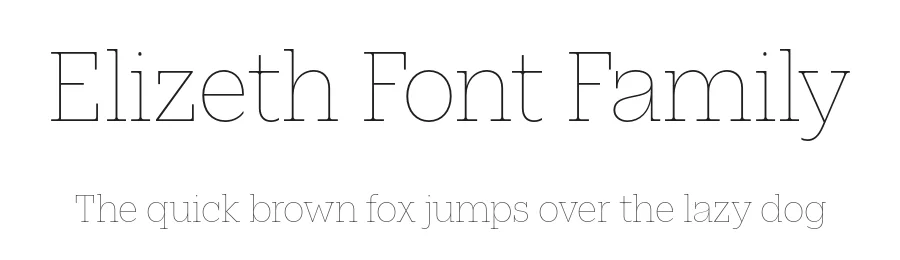Elizeth Font Family by Blackletra — Slab Serif Font