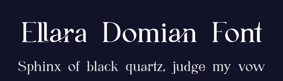 Ellara Domian Font by Creatifontstudios — Serif Font — thumbnail 2
