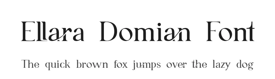 Ellara Domian Font by Creatifontstudios — Serif Font