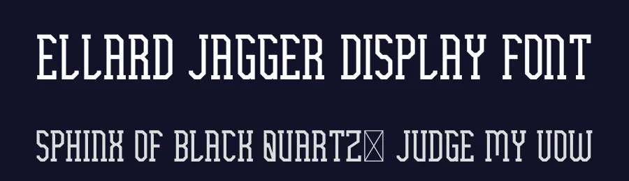 Ellard Jagger Display Font by edricstudio — Sans Serif Font — thumbnail 2
