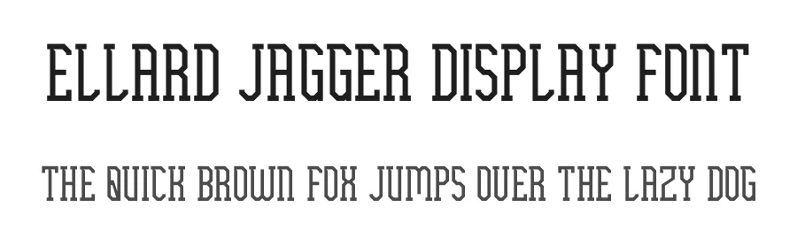 Ellard Jagger Display Font by edricstudio — Sans Serif Font