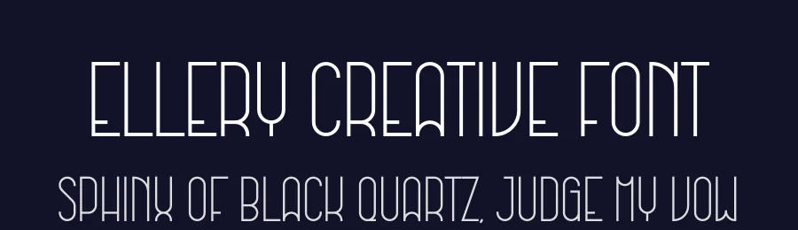 Ellery Creative Font by vpcreativeshop — Sans Serif Font — thumbnail 2