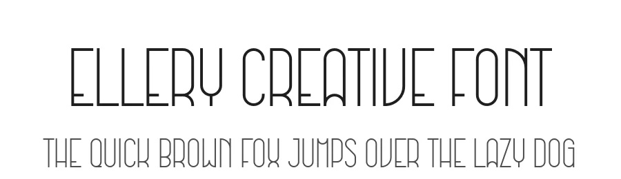 Ellery Creative Font by vpcreativeshop — Sans Serif Font