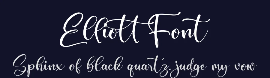 Elliott Font by glorytype — Script Handwritten Font — thumbnail 2