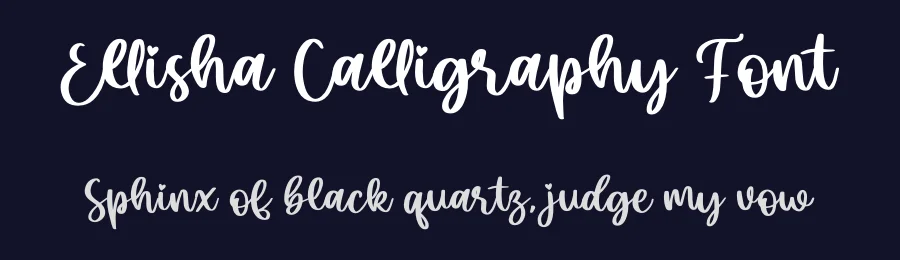 Ellisha Calligraphy Font by letterenastudios — Script Handwritten Font — thumbnail 2