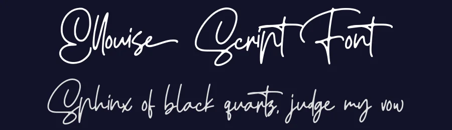 Ellouise Script Font by Garisman Std — Script Handwritten Font — thumbnail 2