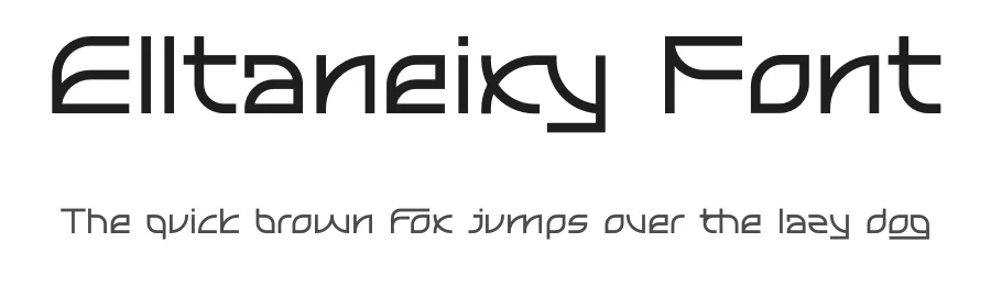 Elltaneixy Font by erifqizefont — Display Font