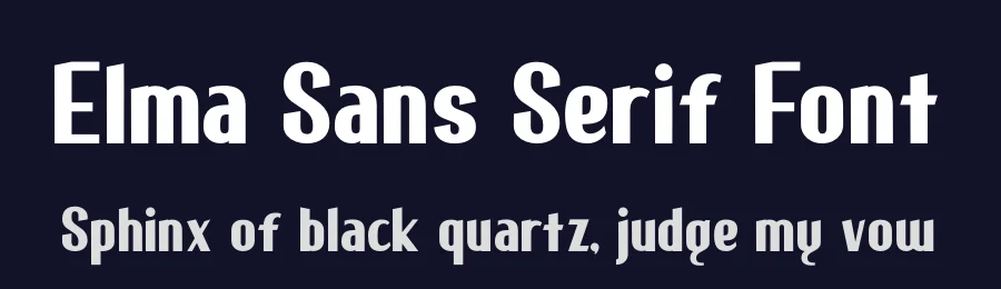Elma Sans Serif Font by Gfont — Sans Serif Font — thumbnail 2
