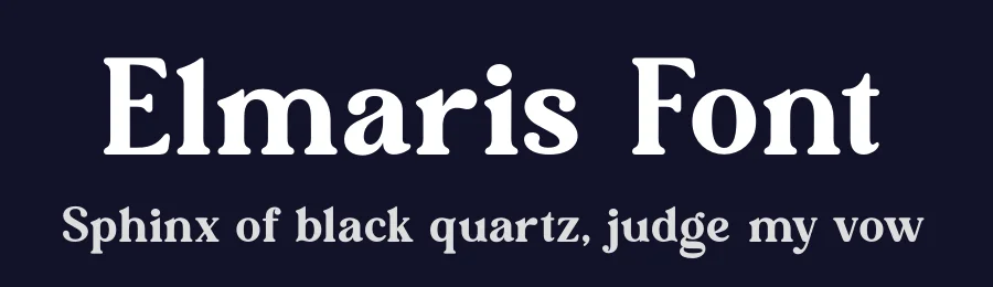 Elmaris Font by Zafiratype — Serif Font — thumbnail 2