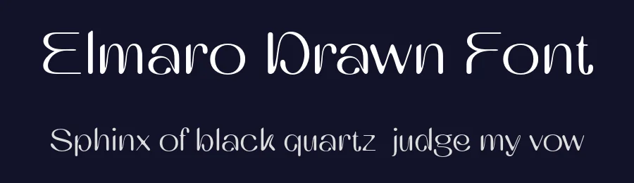 Elmaro Drawn Font by craftsupplyco — Sans Serif Font — thumbnail 2