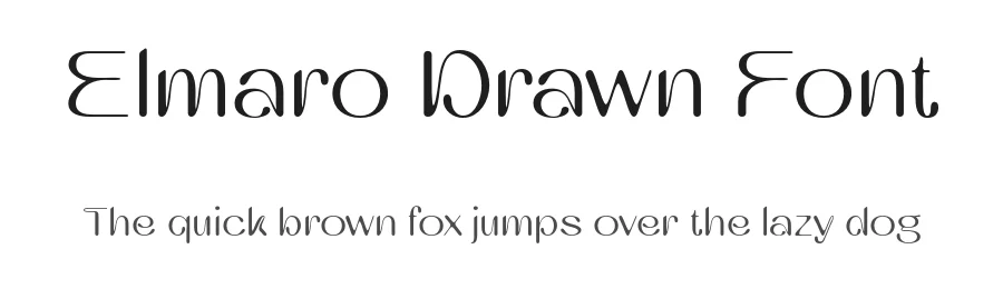 Elmaro Drawn Font by craftsupplyco — Sans Serif Font