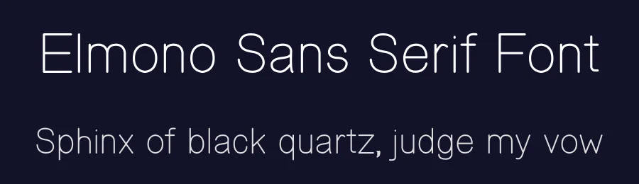 Elmono Sans Serif Font by hano.my.id — Sans Serif Font — thumbnail 2