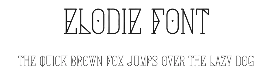 Elodie Font by vpcreativeshop — Display Font