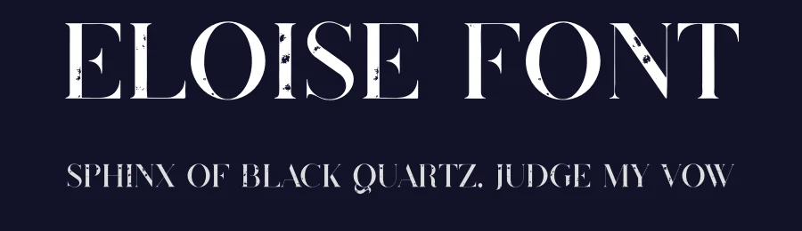 Eloise Font by vpcreativeshop — Display Font — thumbnail 2