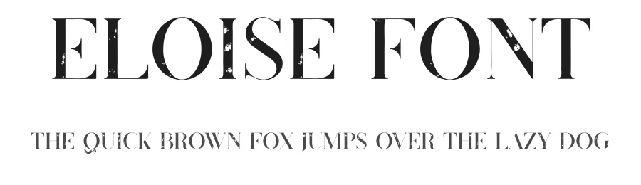 Eloise Font by vpcreativeshop — Display Font