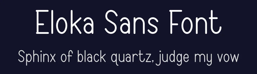 Eloka Sans Font by MasyafiStudio — Decorative Font — thumbnail 2