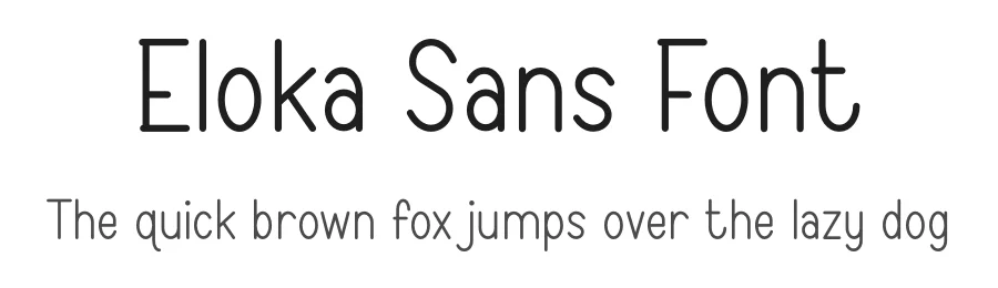 Eloka Sans Font by MasyafiStudio — Decorative Font