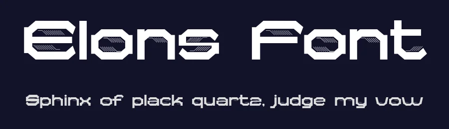 Elons Font by Imoodev — Display Font — thumbnail 2