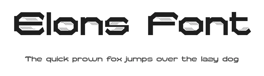 Elons Font by Imoodev — Display Font