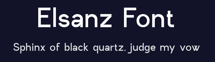 Elsanz Font by ErmediaStudio — Sans Serif Font — thumbnail 2