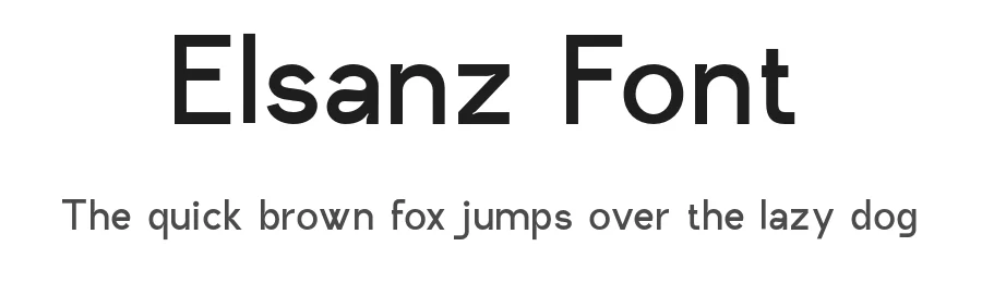 Elsanz Font by ErmediaStudio — Sans Serif Font