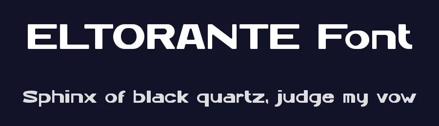 ELTORANTE Font by Rautan Studio — Decorative Font — thumbnail 2
