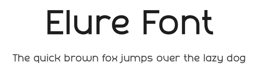 Elure Font by Pinisiart — Sans Serif Font