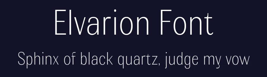 Elvarion Font by Mantype Studio — Sans Serif Font — thumbnail 2