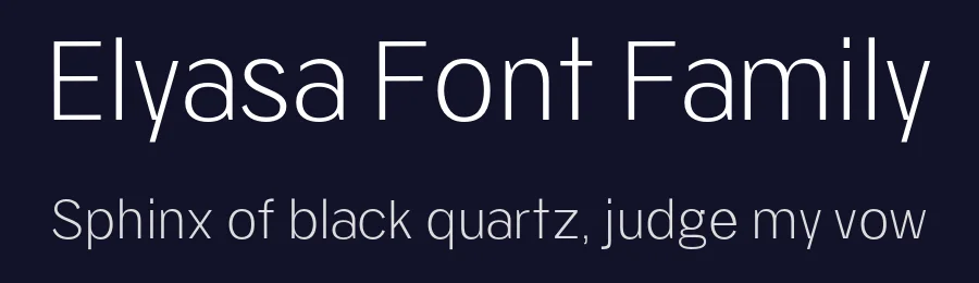 Elyasa Font Family by Angin Studio — Sans Serif Font — thumbnail 2